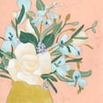 thumbnail image 3 of Vess, June Erica 20x20 Black Modern Framed Museum Art Print Titled - Floral Allure I, 3 of 5