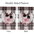 thumbnail image 3 of GZHJMY Garden Flag Double Sided Cute Piggy with Bow, Fade Resistant Yard Flag Durable Banner Indoor Outdoor Home Decor 12x18 Inch Yard Flags, 3 of 7