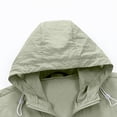 thumbnail image 4 of Men's UPF 50+ Sun Protection Hoodie Jacket Full Zip Lightweight Long Sleeve Performance Fishing Shirts Hiking Outdoor, 4 of 6