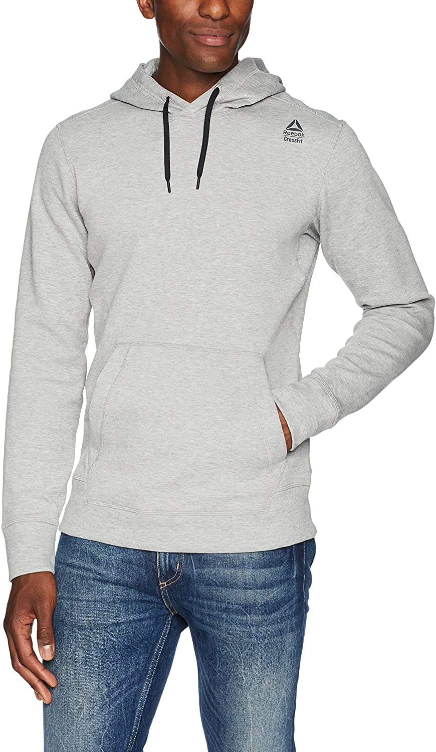 Reebok men's double knit short sleeve hoodie Clearance