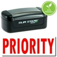 thumbnail image 1 of Slim Pre-Inked Priority Stamp with Red Ink, 1 of 4