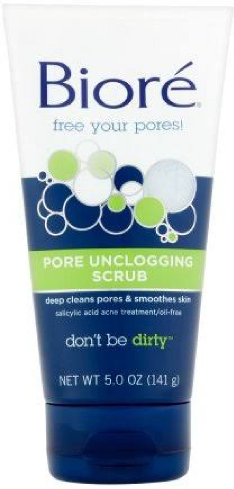 Biore Pore Unclogging Scrub 5 oz (Pack of 2)
