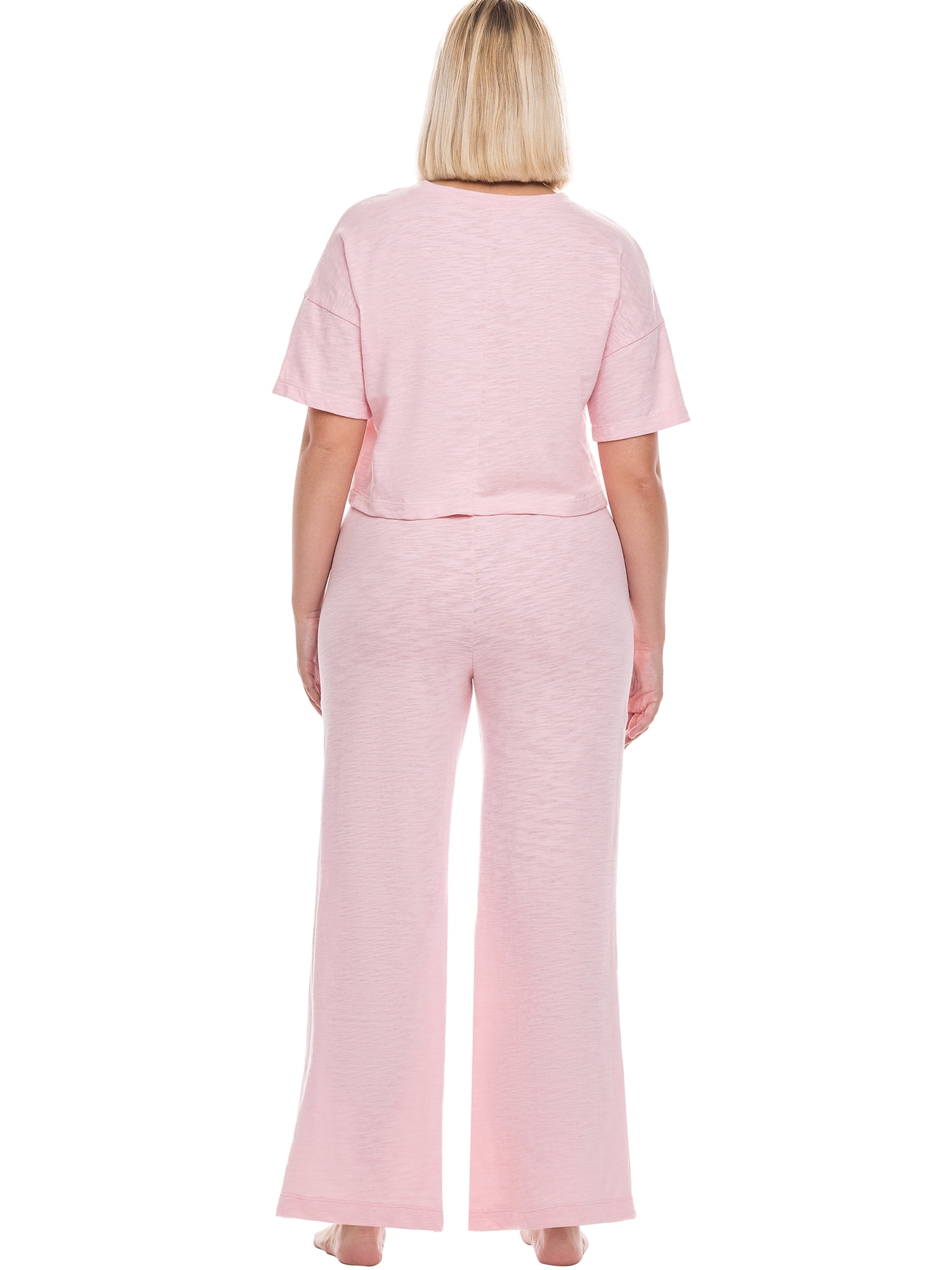 kindly Yours Colorblock Day & Night Short Sleeve Tee and Pant Set (Women’s)