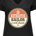 thumbnail image 4 of Inktastic Sailing Gift for Sailor Sailboat Women's Plus Size V-Neck T-Shirt, 4 of 5