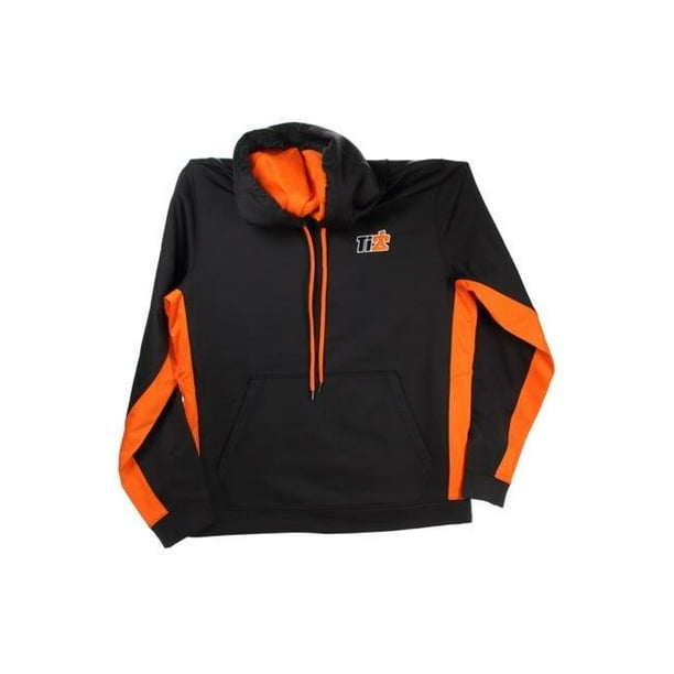 Slim Fit 9210M SportTek Hoodie Black & Orange, Medium Walmart