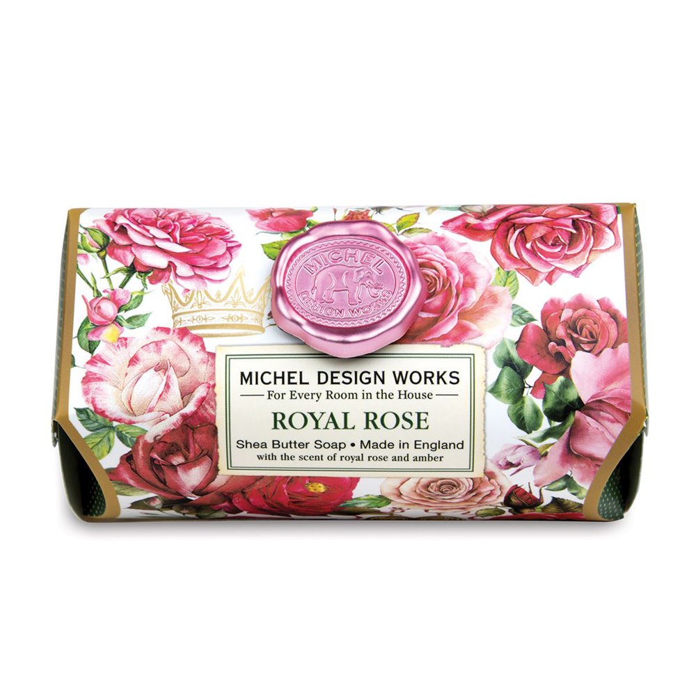 Michel Design Works Bath Soap Bar 9 Oz. Royal Rose