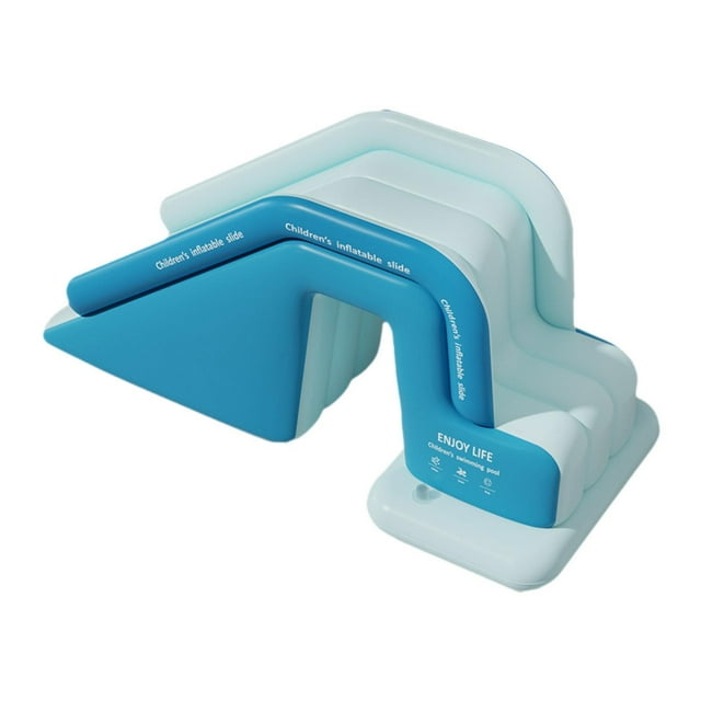 Colaxi Glissoire de Piscine Gonflable en PVC Haute Performance pour Jardin, Piscine hors Terre, Cour, Bleu