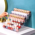 thumbnail image 5 of Acrylic Makeup Rack Organizer Nail Polish Rack Lipstick Rack Display Stand Cosmetic Storage Rack Essential Oil Rack For Bedroom Daily Finishing Of Beauty Bloggers/Beauty Lovers, 5 of 8
