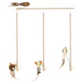 thumbnail image 1 of Gatito Gato Juguete, Mascota Gato Juguete Establo Para Perro Para Gato Para Hogar Para Interactivo Cergrey Cat Feather Toy, 1 of 8