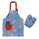 thumbnail image 1 of B Delantales con bolsillos para niños, niñas, niños, delantal para pintar, 1 of 4