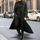 thumbnail image 1 of Gabardina formal para hombre BLESIY Peacoat con bolsillos Moda Top Doble botonadura Cortavientos suave para Negocios Primavera Otoño negro XL, 1 of 8