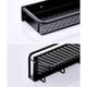 thumbnail image 4 of Estante De Almacenamiento Hueco De Aluminio Espacial Estante De Almacenamiento De Rodamiento Fuerte Organizador De Soporte De Cocina Montado En La Pared Con 5 Ganchos Para Baño De Cocina Yuarrent HA026885-02, 4 of 7