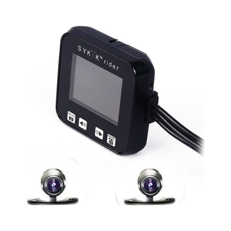 Sykik Motorcycle Action Camera with 2" PIP Monitor
