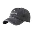 thumbnail image 2 of Alphabet Embroidery Solid Color Duck Hat Trend Personality Outdoor Print Breathable Mesh Hat, 2 of 9