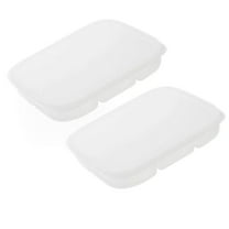 2 Pack Sealable Food Storage Containers With Lid 6 Compartment Design