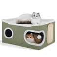 thumbnail image 1 of Cama para Gatos Casa Cubo Shikha para Gatos de Interior con Cojín Reversible, 1 of 8
