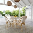 thumbnail image 4 of Tobias Outdoor Rattan Dining Chair in Beige and White  5647433, 4 of 7