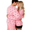 thumbnail image 2 of Mifsaly Couples Matching Valentines Day Sweatshirts Cute Heart Print Valentine Sweatshirt Women Men Fashion Crewneck Long Sleeve Cotton Hoodie Festival Date Spring Unisex Outfits, 2 of 9