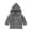Gray, variant on Vikakiooze Toddler Boys Girls Solid Color Ears Hooded Knitted Tops Warm Coat Clothes