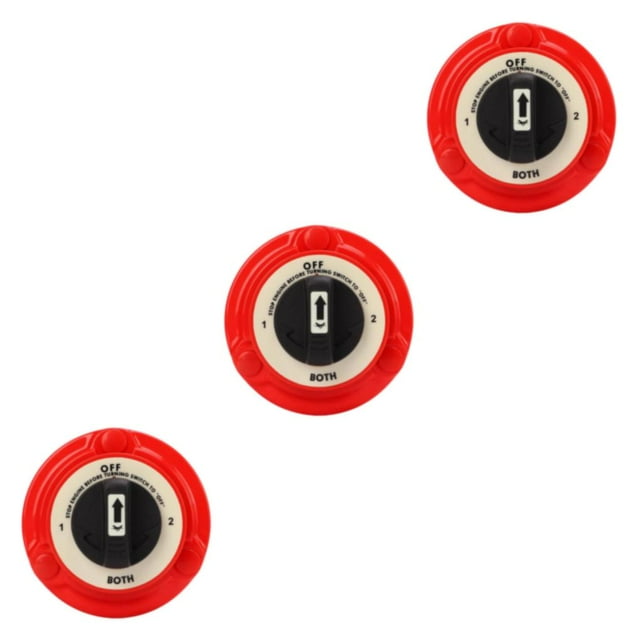 Transemion Plastic Battery Isolation Switch Battery Selector Switch Battery Disconnect Switches Battery 3Set