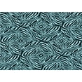 thumbnail image 1 of Ahgly Company Machine Washable Indoor Rectangle Transitional Deep Teal Green Area Rugs, 8' x 10', 1 of 7