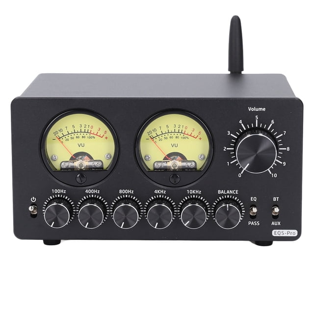 De Sonido Ecualizador Profesional, Ecualizador Digital De Sonido Control De 5 Bandas Perillas Moleteadas Interfaz De Alimentación Tipo C Para Estéreo Doméstico