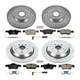 thumbnail image 3 of PowerStop Front and Rear Z23 Evolution Sport Carbon-Fiber Ceramic Brake Pad and Drilled & Slotted Rotor Kit Fits: MERCEDES-BENZ Select Models K6711, 3 of 10