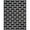 Black, variant on Edgy Collection Hand-Tufted Bamboo Silk & Wool Rug- 5' 0' X 8' 0'