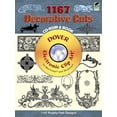 thumbnail image 1 of Pre-Owned Dover Electronic Clip Art: 1167 Decorative Cuts CD-ROM and Book (Paperback), 1 of 1