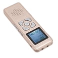 thumbnail image 5 of Grabadora de voz Digital, reducción de ruido inteligente, micrófono Dual, voz a texto, dispositivo de grabación activado por voz, grabadora MP3 32G, 5 of 5