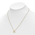 thumbnail image 4 of Leslie's Real 14kt Yellow Gold Polished Triangle With 2 in ext. Necklace; 16 inch; for Adults and Teens; for Women and Men, 4 of 4