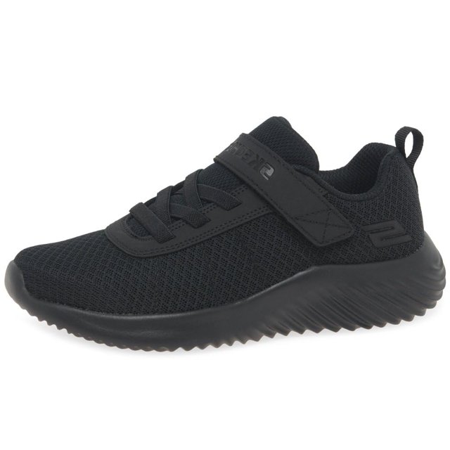 Zapatilla Skechers Kids Bounder-Baronik negro/negra unisex