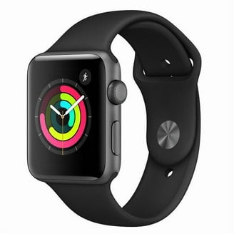 Apple Watch Series 3 GPS Smart Watch, Aluminum Case, Black Sport