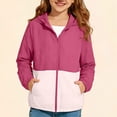 thumbnail image 4 of Posijego Boys Girls Sun Protection Jacket UPF 50+ Long Sleeve Zip up Hooded Outdoor Hiking Fishing Shirts with Pockets, 4 of 8