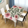 thumbnail image 3 of Yayeee Tablecloths for Rectangular Tables 54 x 54 inch Party Table Cover, Light Pink Flowers, 3 of 6