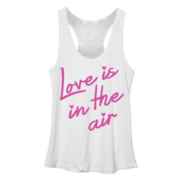 Women's Lost Gods Love is in the Air Racerback Tank Top White Heather Small
