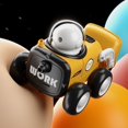thumbnail image 6 of KYAIGUO Kids Baby Engineering Car Toy Toddler Whistle Astronaut Inertia Car Construction Toys Bulldozer Vehicles Sand Toy Truck Excavator for Boys Girls 3+ Years Old, 6 of 8