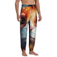 thumbnail image 4 of Kdxio Oil Painting Colorful Hamster Pattern Joggers,Sweatpants for Men with Pockets-Medium, 4 of 5