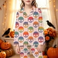 thumbnail image 2 of Gunia Halloween Pajamas For Teen Girls 2 Piece Notch Collar Button Up Long Sleeve Tops With Pants Casual Home Outfit Pjs Sleepwear Pink 13-14 Years, 2 of 5