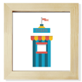 thumbnail image 1 of Amazing Funny Park Ticketing Illustration Square Picture Frame Wall Tabletop Display, 1 of 3