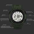 thumbnail image 3 of Reloj deportivo digital multifuncional para hombre, resistente al agua, luminoso, con cronómetro, para correr al aire libre, color negro, 3 of 14