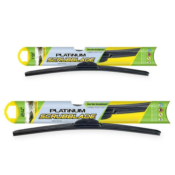 For Dodge Journey Chevrolet Malibu Scrubblade Platinum Wiper Blade Set - BuyAutoParts