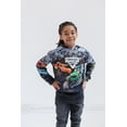 thumbnail image 5 of Monster Jam Grave Digger El Toro Loco Megalodon Big Boys Fleece Pullover Hoodie Toddler to Big Kid, 5 of 5