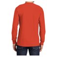 thumbnail image 2 of Yellow Rooster Mens Tall Long Sleeve Essential Pocket Tee Orange 2XLT, 2 of 4
