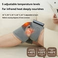thumbnail image 2 of Cordless Knee Hea Massager 3 Levels of Vibration Massage for Knee Pain 3dknee-Shaped Design with Intelligent Timing,1 * Electric knees, 2 of 9