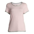 thumbnail image 5 of Secret Treasures Essentials Women's and Women's Plus Crew Neck Sleepwear Top, 5 of 7