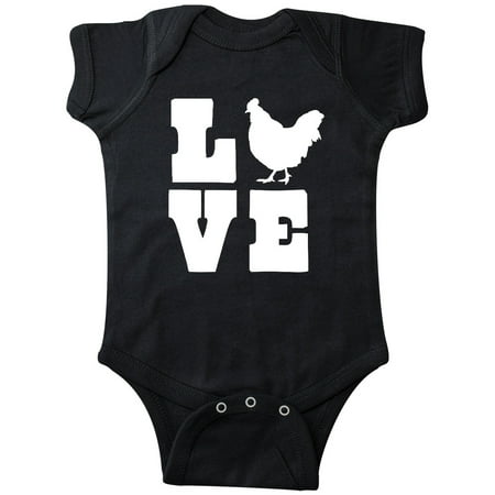 

Inktastic Love Chickens Gift Baby Boy or Baby Girl Bodysuit