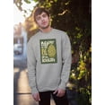 thumbnail image 2 of Beauty Abstract Pinecone Sweatshirt Men -Image by Shutterstock, Male 3X-Large, 2 of 4