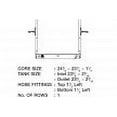 thumbnail image 2 of CSF 3209 1 Row Plastic Tank Aluminum Core Radiator, 2 of 4