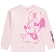 thumbnail image 3 of DISNEY Girls Minnie Mouse Crewneck Sweatshirt and Shorts Clothing Set- Little and Big Girl Sizes 4-16, Pink, 6, 3 of 10